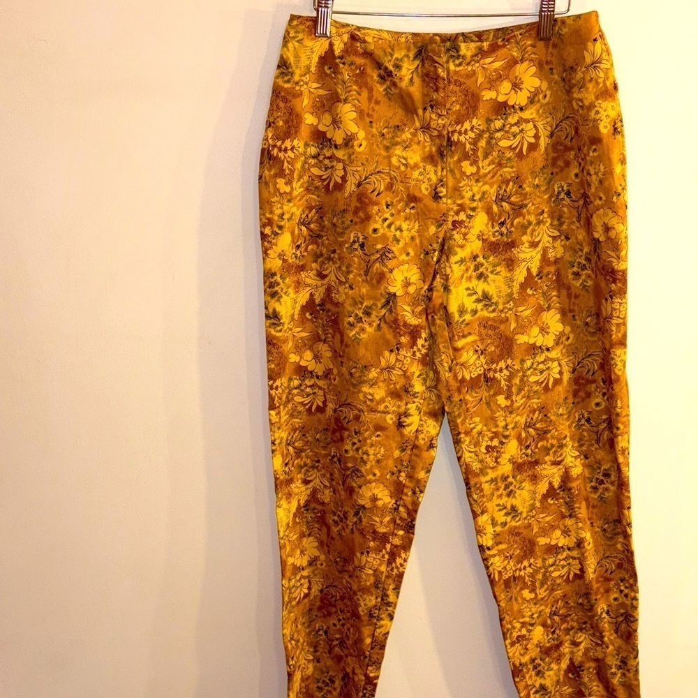 Carolina Blues Vintage 90s 97% Cotton Blend Flat Front Casual Pants Size 12